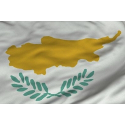 Cypr flaga 70x110 cm