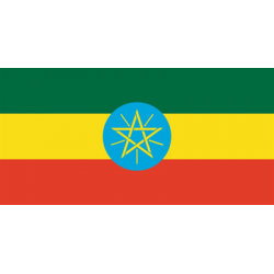 Etiopia Flaga 90x150 cm