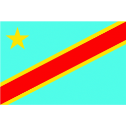 Demokratyczna Republika Konga Flaga 90x150 cm