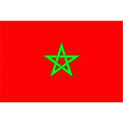 Maroko Flaga 90x150 cm
