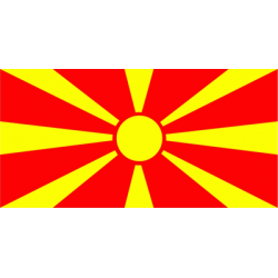 Macedonia Flaga 90x150 cm