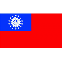 ( Birma)  Myanmar  Flaga 90x150 cm