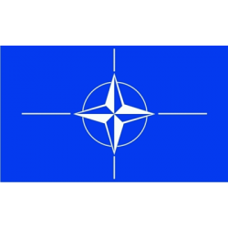NATO (North Atlantic Treaty Org.) Flaga 90x150 cm