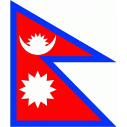 Nepal Flaga 120x150 cm