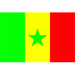 Senegal Flaga 90x150 cm