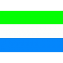Sierra Leone Flaga 90x150 cm