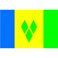 Wyspy Św. Wincentego i Grenadyny Flaga  90x150 cm