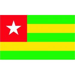 Togo Flaga 90x150 cm
