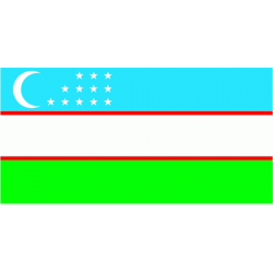 Uzbekistan Flaga 90x150 cm