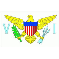 Wyspy Dziewicze Stanów Zjednoczonych (Virgin Islands US) Flaga 90x150 cm