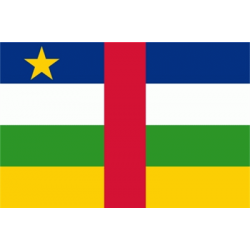 Republika Cenralnej Afryki  Flaga 90x150 cm
