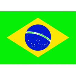 Brazylia flaga na jacht 30x40 cm