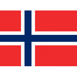 Norwegia Flaga na Jacht / Motorówkę 30x40 cm