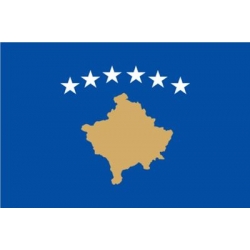 Kosovo od 2008 r.Flaga 90x150 cm