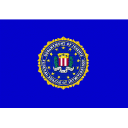 FBI Flaga 90x150 cm