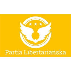 Partia Libertariańska Flaga Partii Libertariańskiej 150x90 cm