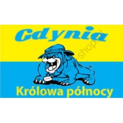 Gdynia Królowa Północy !! flaga 90 x 150 cm