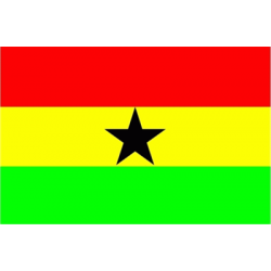Ghana Flaga 90x150 cm