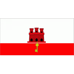 Gibraltar Flaga 90x150 cm