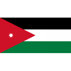 Jordania Flaga 90x150 cm