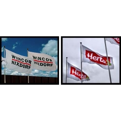 Flaga reklamowa firmowa 200x120 cm