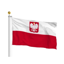 Flaga Polska z godłem 150x90 cm Flagi Polski