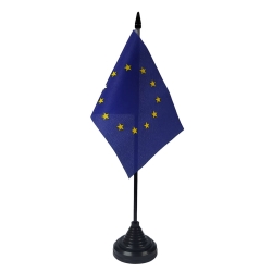 Flaga na biurko Unia Europejska 10x15 Flagietki UE