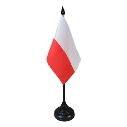 Flaga na biurko Polska Poland 10x15 Flagietki