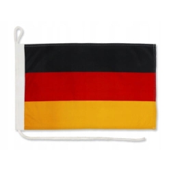 Flaga Niemcy na jacht 40x30 Bandera Jachtowa Niemiec