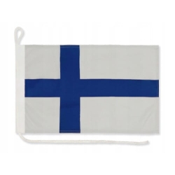 Flaga Finlandia na jacht 40x30 Bandera Jachtowa Finlandii