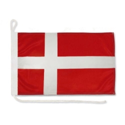 Flaga Dania na jacht 40x30 Bandera Jachtowa Danii