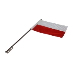 Maszt motocyklowy 72cm + Flaga Polska Flagi Polski